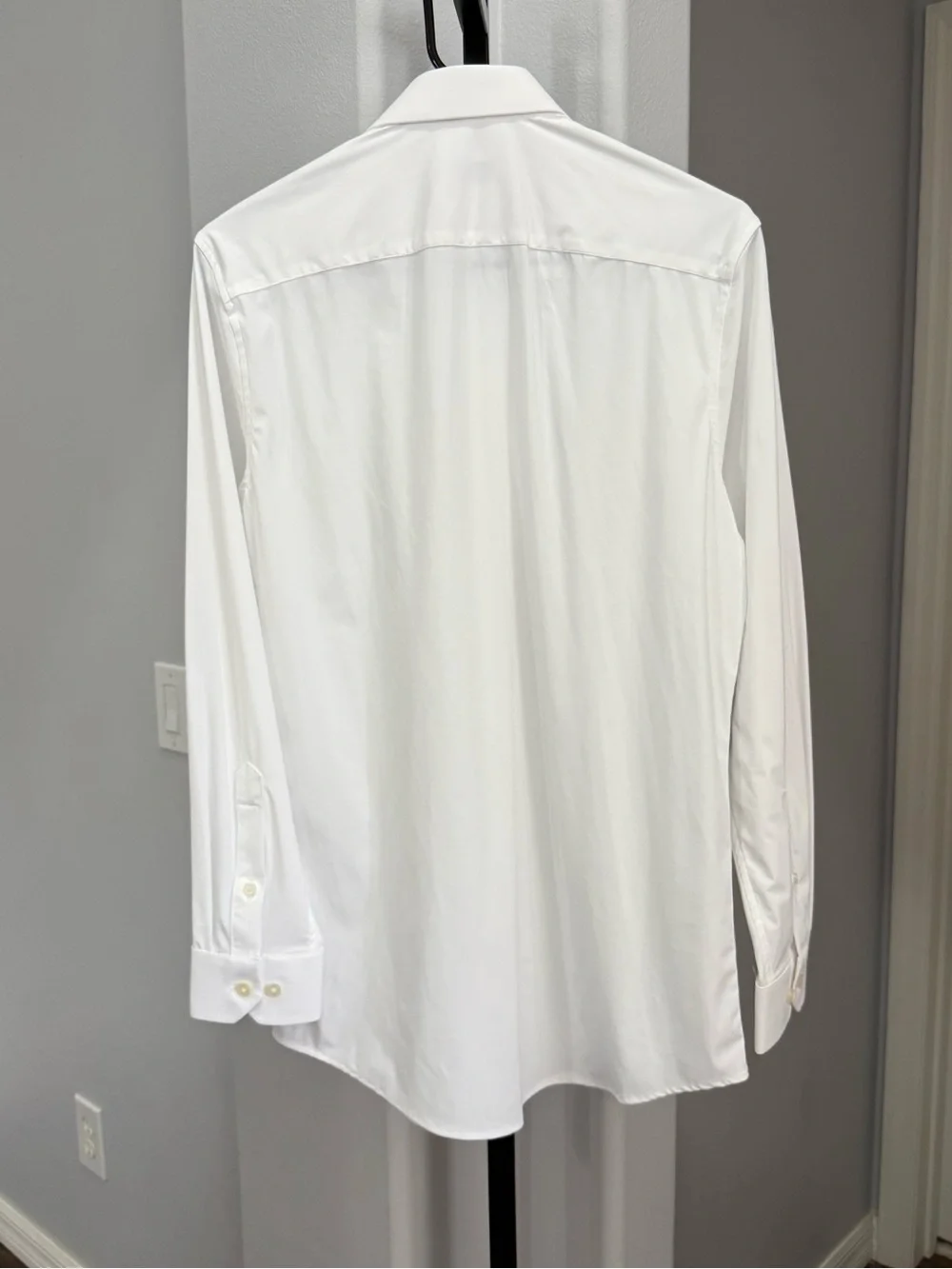 Collars & Co. Apex Performance Men's Small Apex Long Sleeve Shirt NWT White